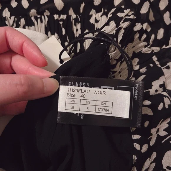 NWT BA&SH Jupe Floral Tiered Midi Skirt Size 40 - Picture 6 of 12